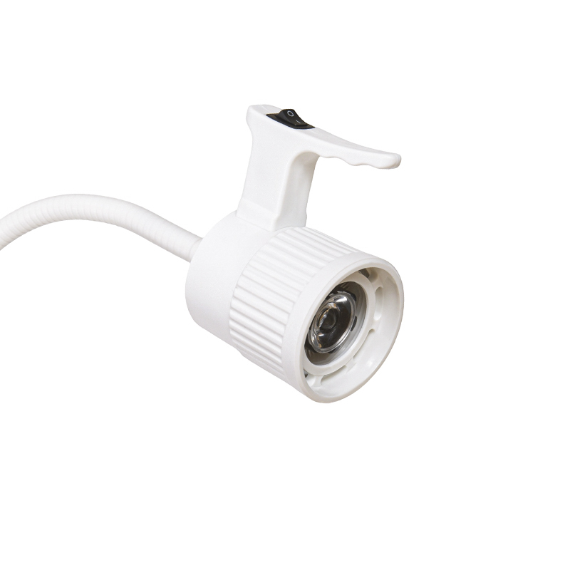 Lâmpada de exame pescoço de ganso LED com bateria de backup integrada de 3W