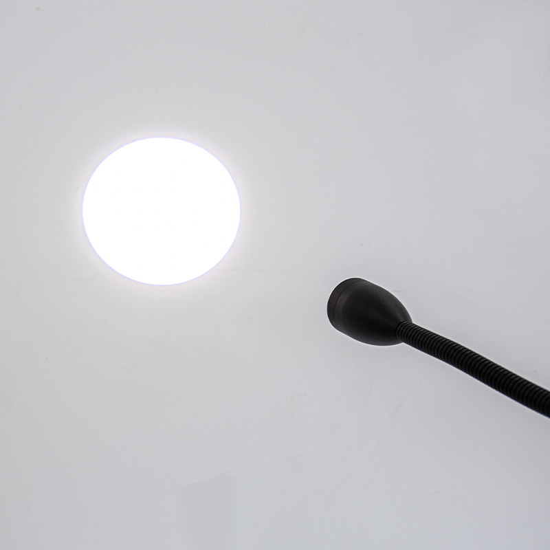 Luz de exame pescoço de ganso LED 5W para cama de hospital Luz de exame pescoço de ganso LED 5W para cama de hospital